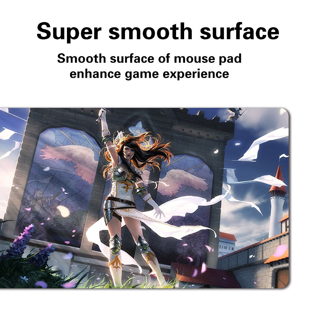 Angelic Destiny - Board Game MTG Playmat Games Mousepad Play Mat of TCG Stitched Edge