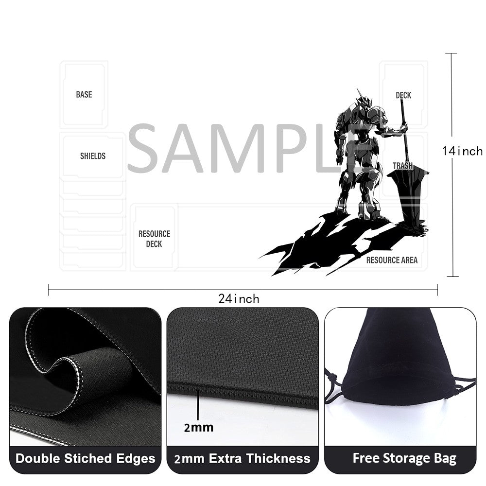 GCG Playmat Suitable for Gundam, includes Storage Bag, 24 x 14 inches (696263)
