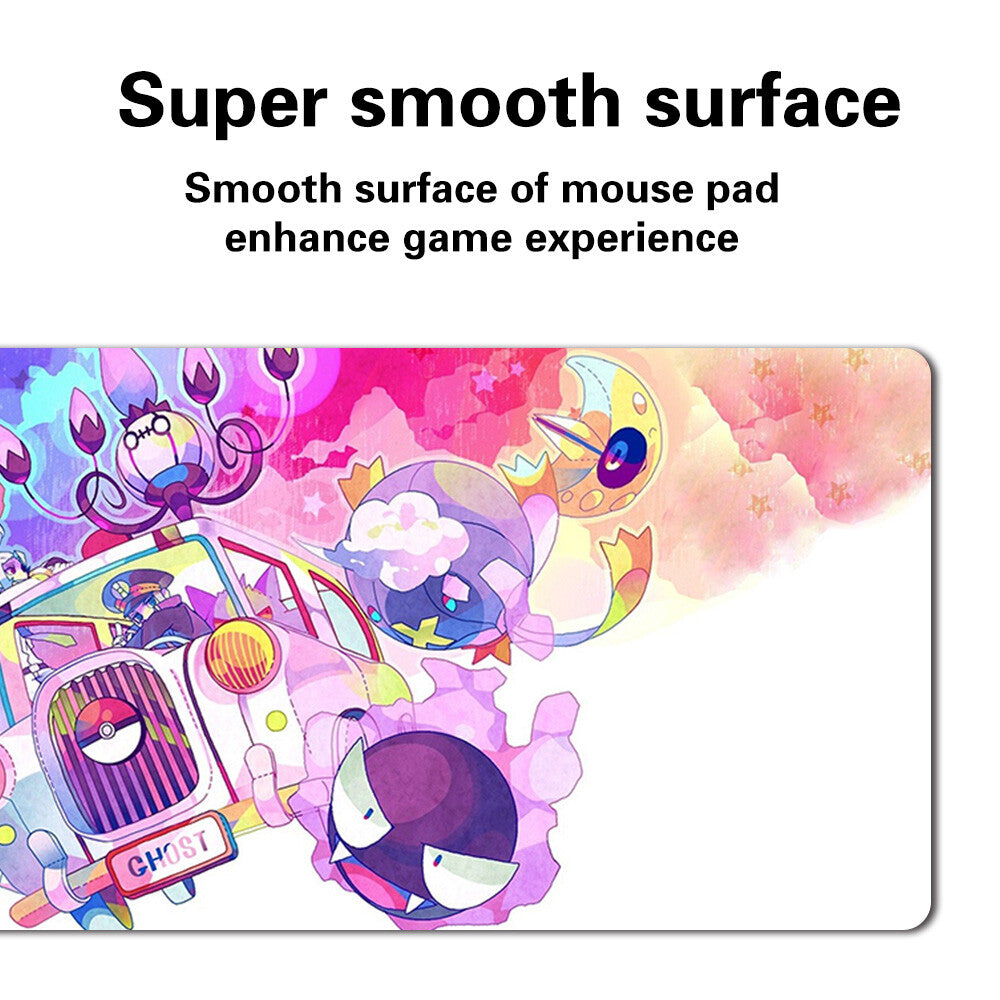 gengar - Board Game Pokemon Playmat Stitched Edge Games Mousepad Play Mat of TCG