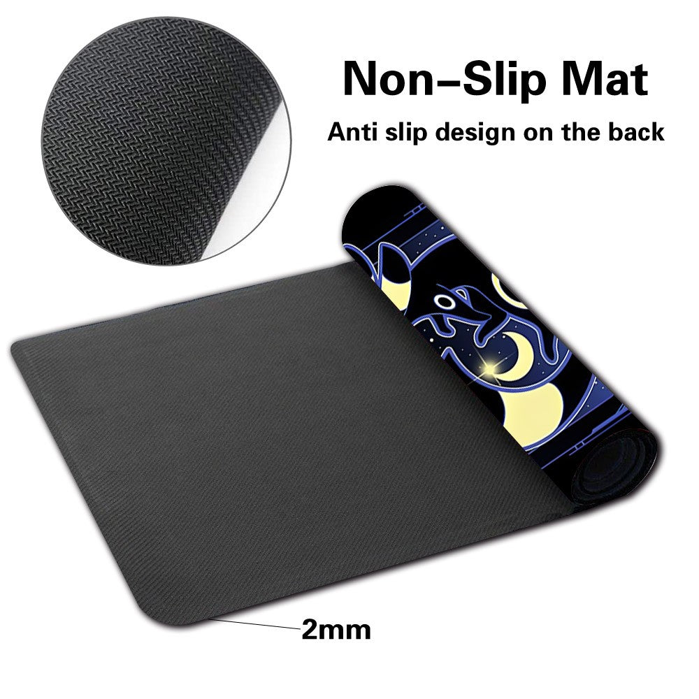 328228 - Board Game Pokemon Eevee Playmat Stitched Edge Games Mousepad Play Mat of TCG