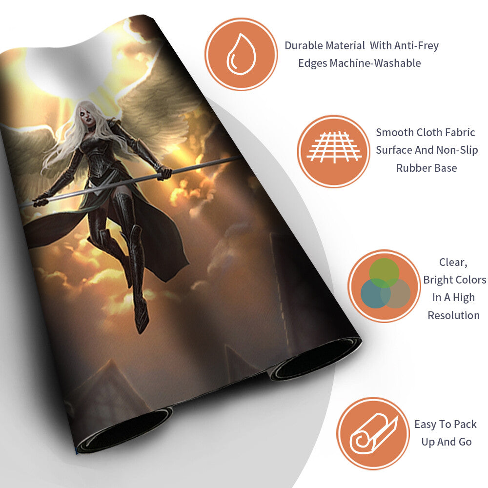 Avacyn, Angel of Hope - Board Game MTG Playmat Mousepad Playmat of TCG CCG Stitched Edge