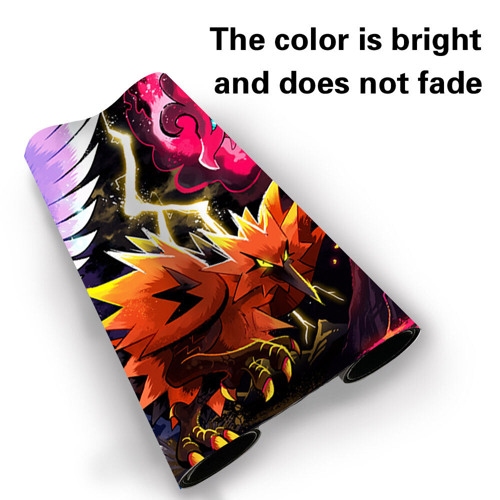 670585 - Board Game Pokemon Legendary bird Playmat Stitched Edge Games Mousepad Playmat Stitched Edge of TCG