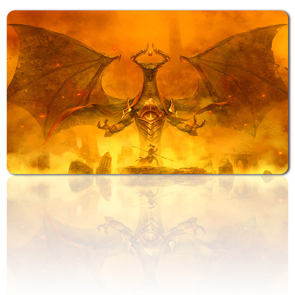 Nicol Bolas - Board Game MTG Playmat Games Mousepad Play Mat of TCG Stitched Edge