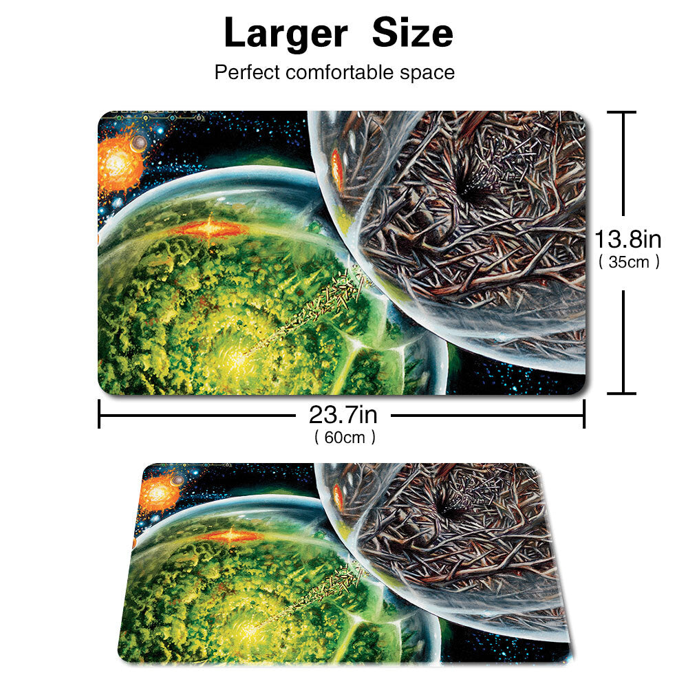 Crucible Of Worlds - Board Game MTG Playmat Games Mousepad Play Mat of TCG Stitched Edge