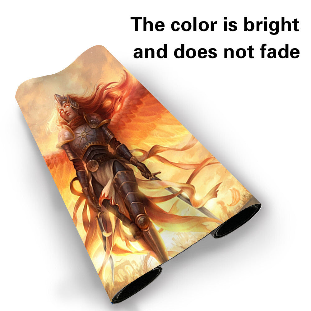 Aurelia, Angel Warrior - Board Game MTG Playmat Mousepad Playmat of TCG CCG Stitched Edge