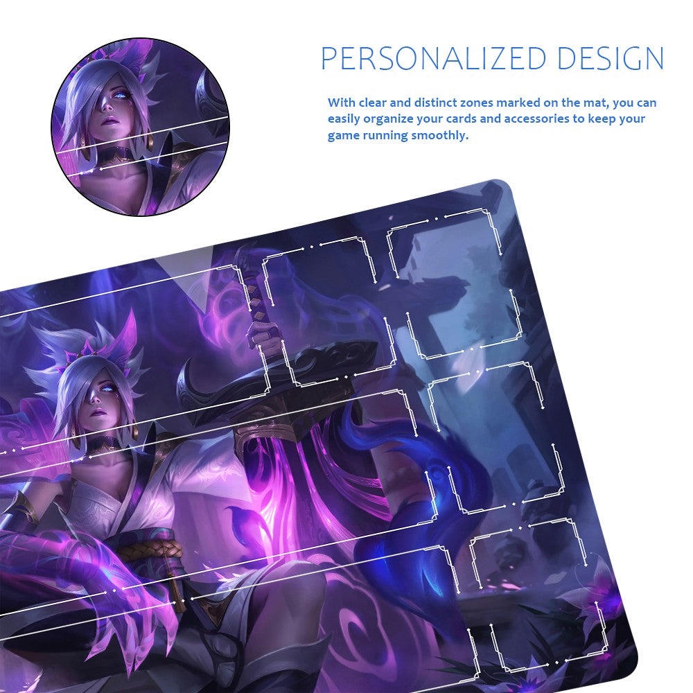 Riven - League Of Legends Riftbound Playmat 24x14 in + Free Storage Bag