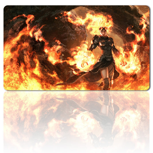 Chandra Nalaar - Board Game MTG Playmat Games Mousepad Play Mat of TCG CCG Stitched Edge