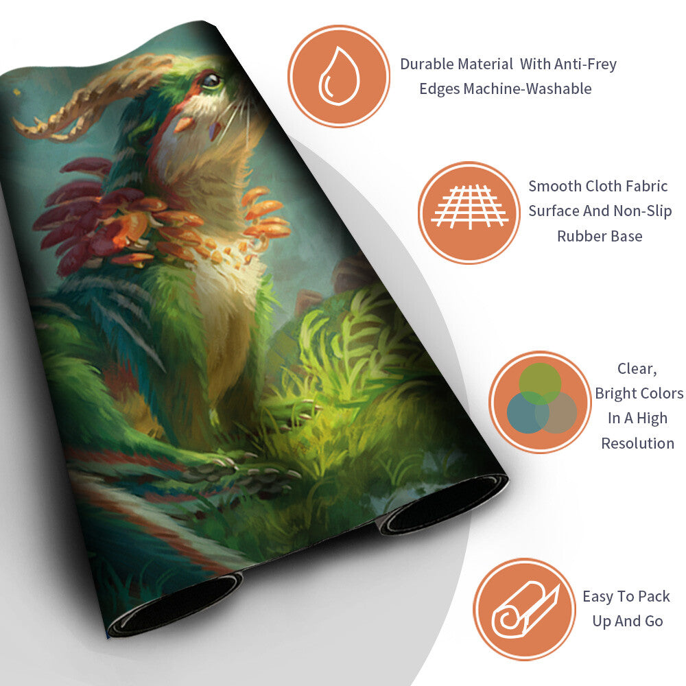 ELUSIVE OTTER - Magic The Gathering MTG Playmat TCG CCG MTG Playmat Stitched Edge