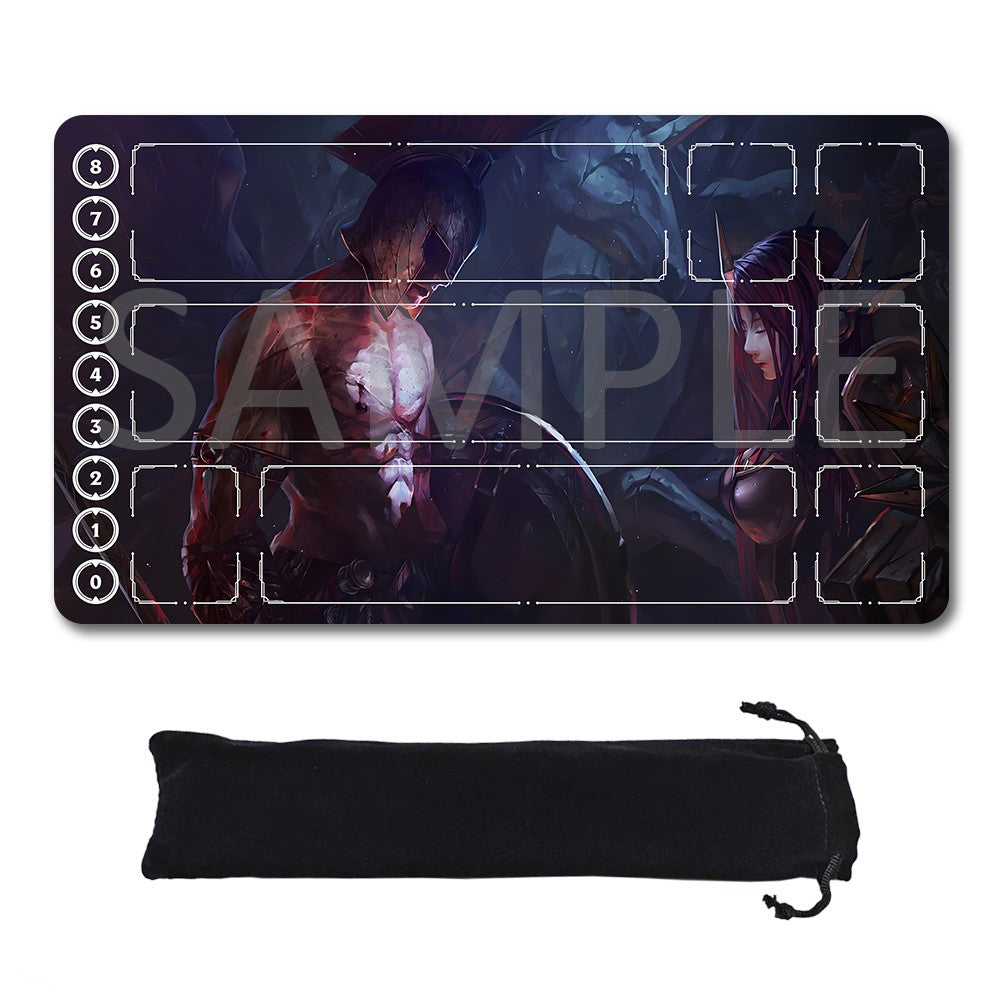 Leona - League Of Legends Riftbound Playmat 24x14 in + Free Storage Bag