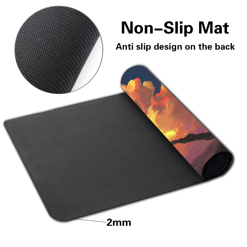 1225448 - Board Game Pokemon Charizard Playmat Stitched Edge Games Mousepad Play Mat of TCG