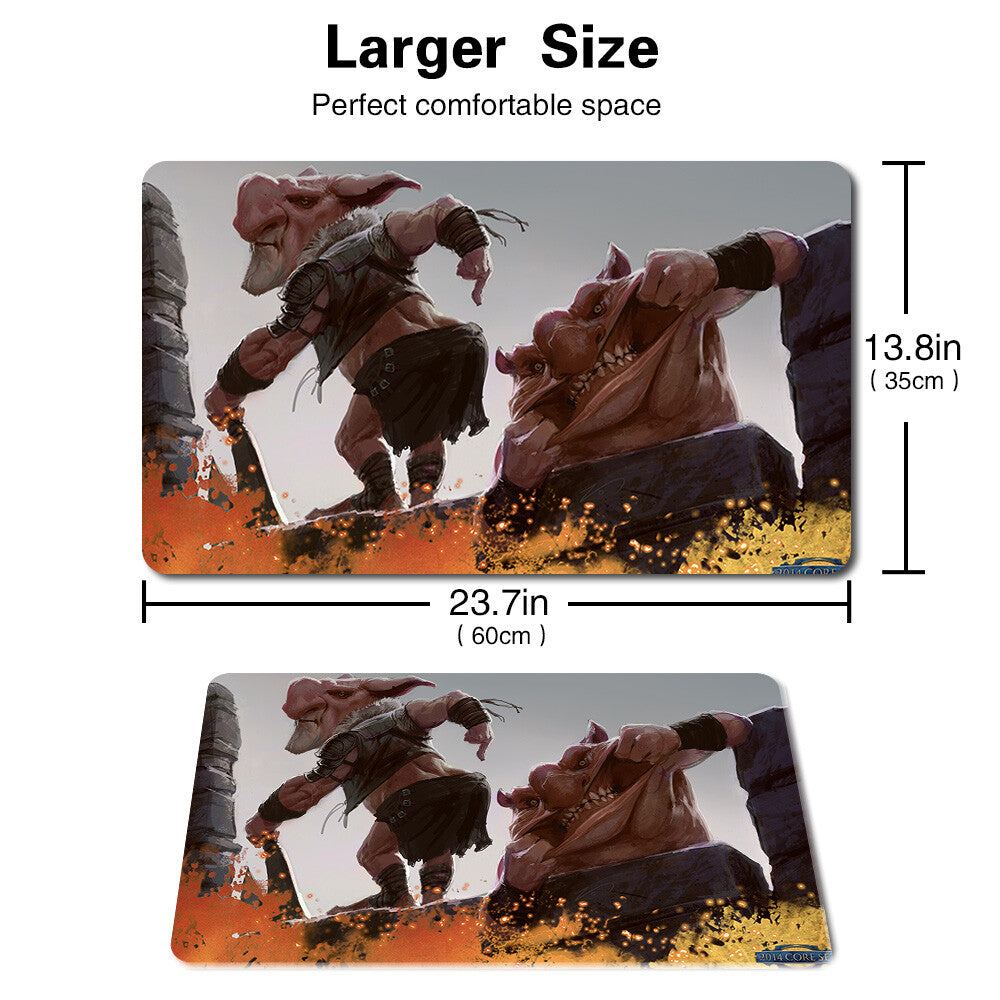 Goblin-Diplomats - Board Game MTG Playmat Games Mousepad Play Mat of TCG Stitched Edge