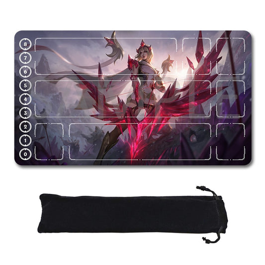 Ashe - League Of Legends Riftbound Playmat 24x14 in + Free Storage Bag
