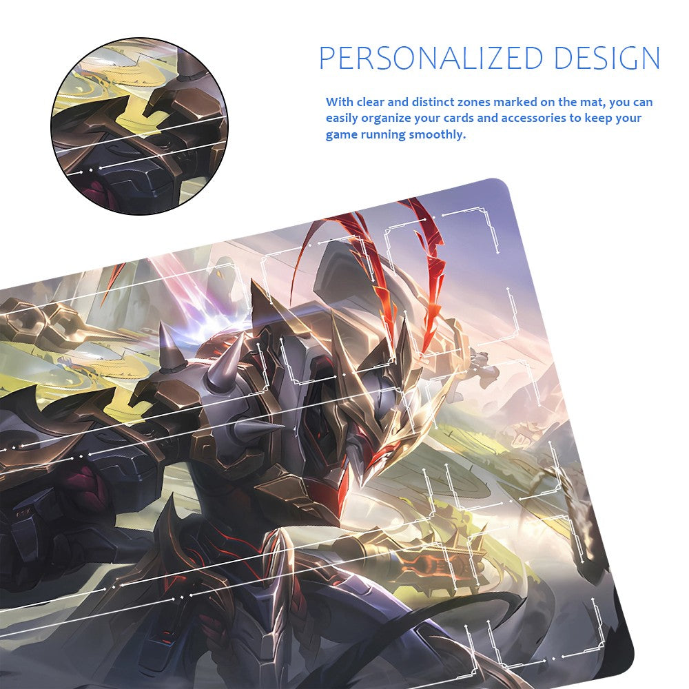 Darius - League Of Legends Riftbound Playmat 24x14 in + Free Storage Bag