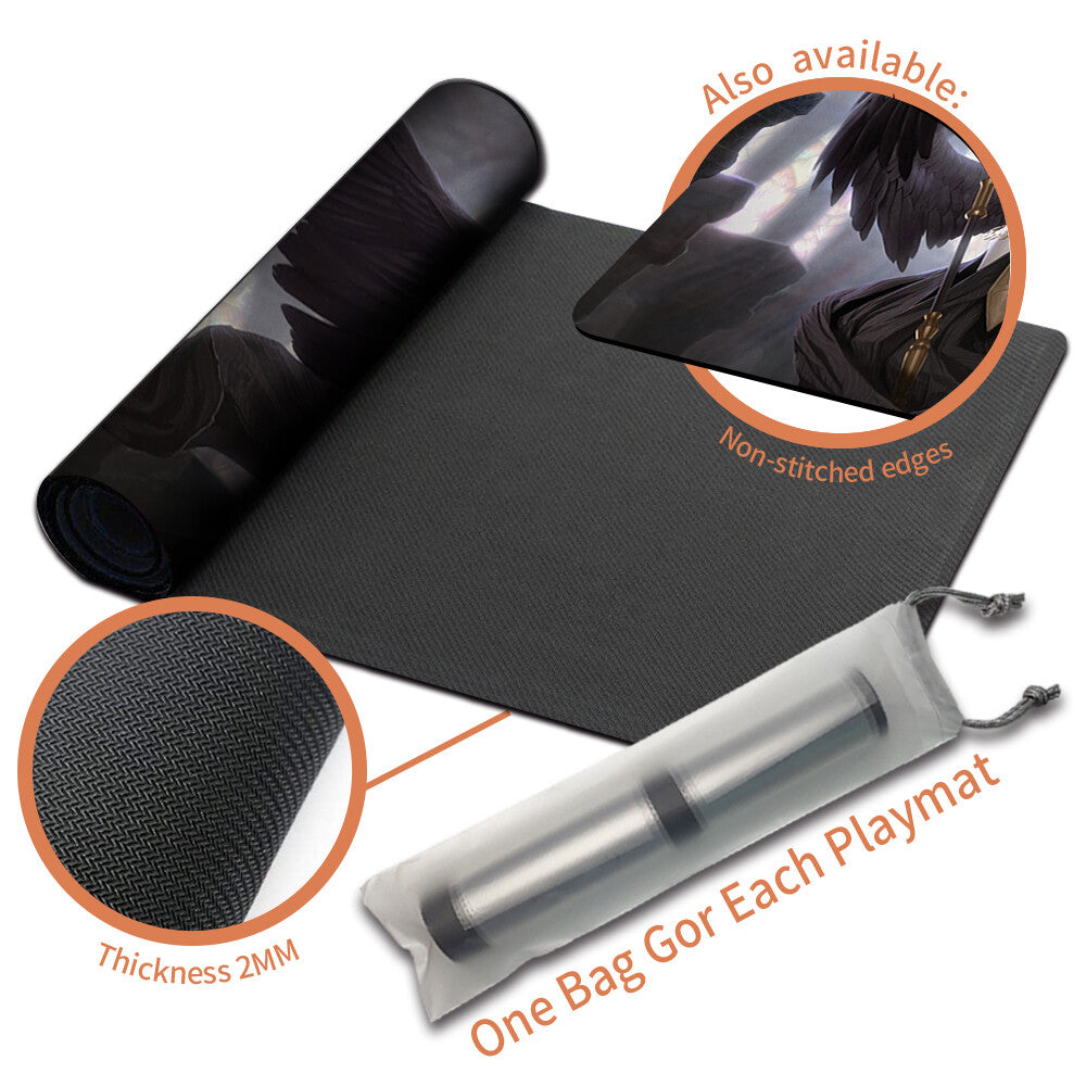 Deathpact Angel - Board Game MTG Playmat Magic The Gathering Playmat 60X35CM Stitched Edge