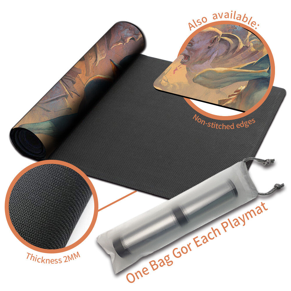 FBLTHP, THE LOST - Magic The Gathering MTG Playmat TCG CCG MTG Playmat Stitched Edge