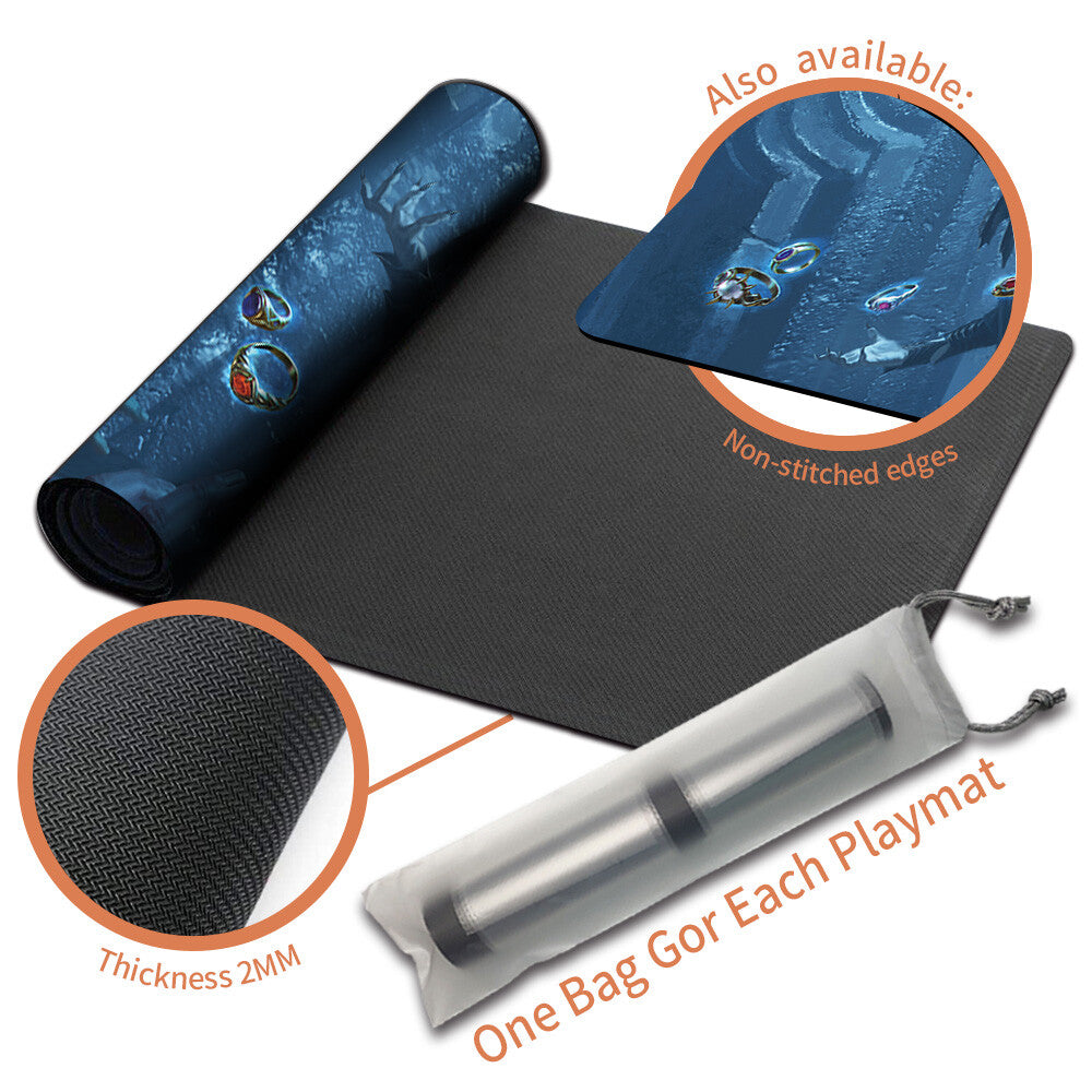 BOON OF THE WISH-GIVER - Magic The Gathering MTG Playmat TCG CCG MTG Playmat Stitched Edge