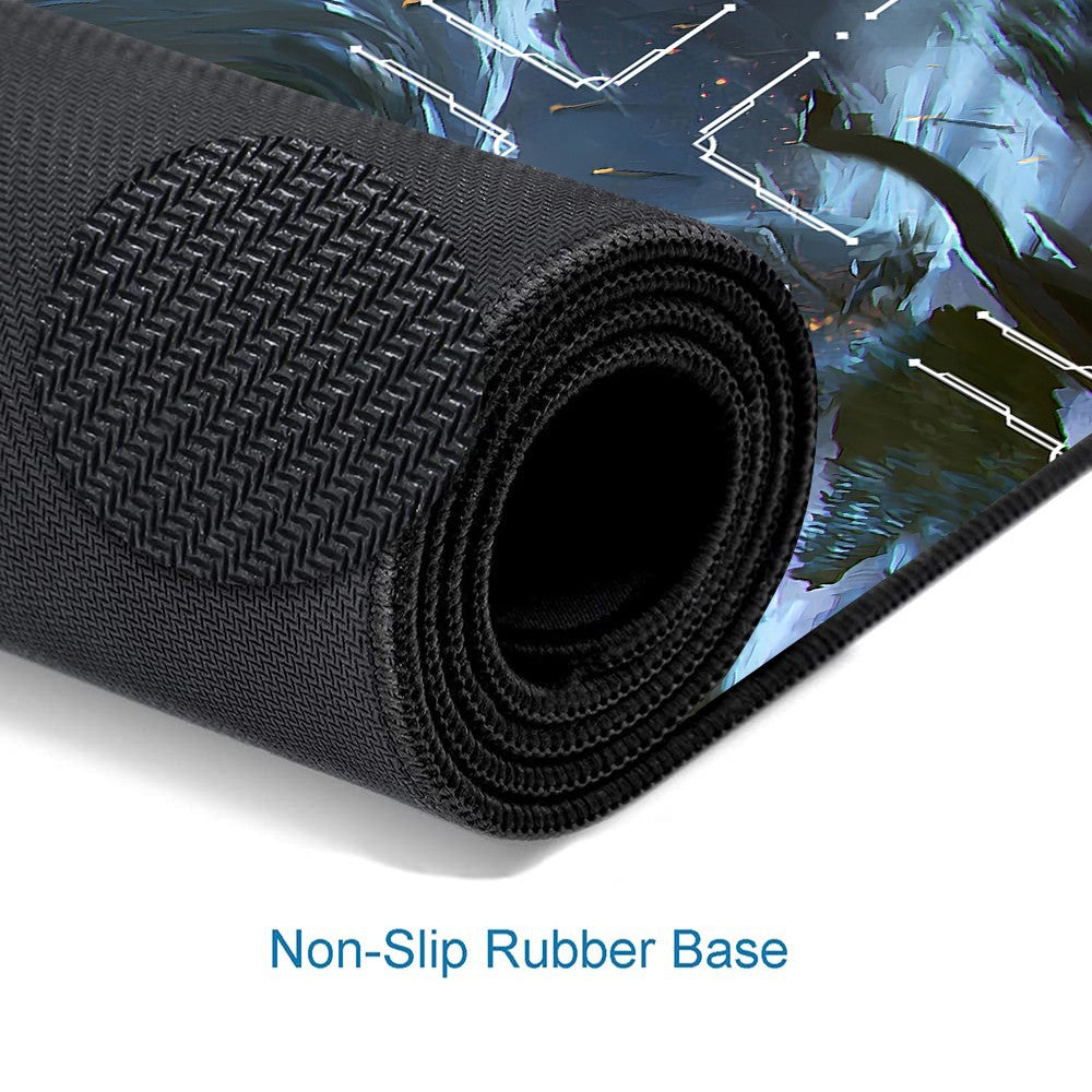 Tryndamere - League Of Legends Riftbound Playmat 24x14 in + Free Storage Bag