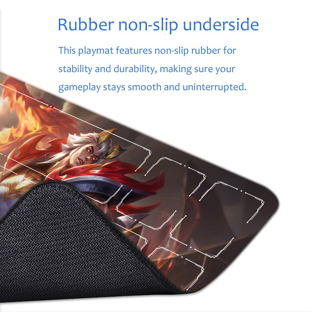 Sett - League Of Legends Riftbound Playmat 24x14 in + Free Storage Bag