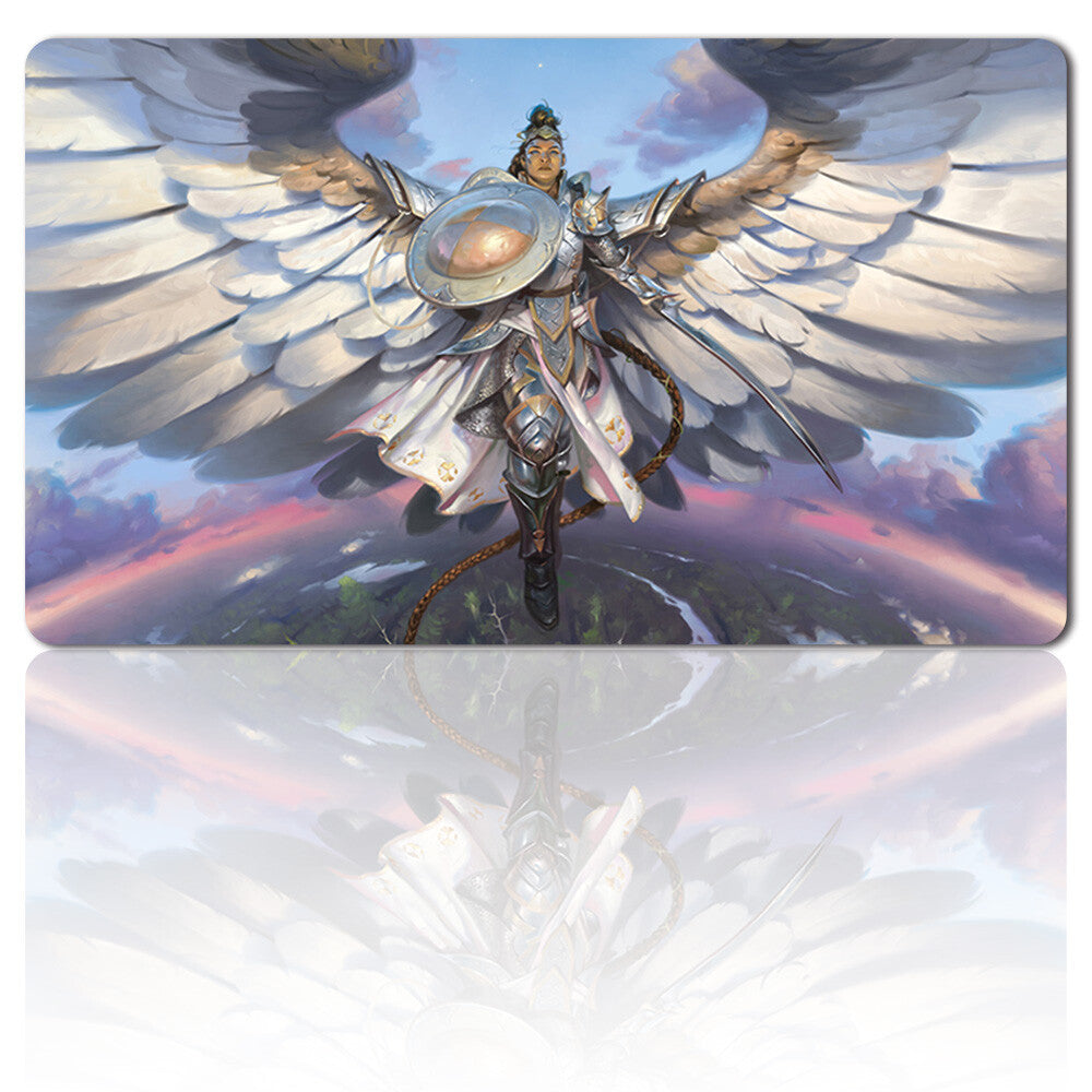 Shalai, Voice of Plenty - Board Game MTG Playmat Games Mousepad of TCG CCG Stitched Edge