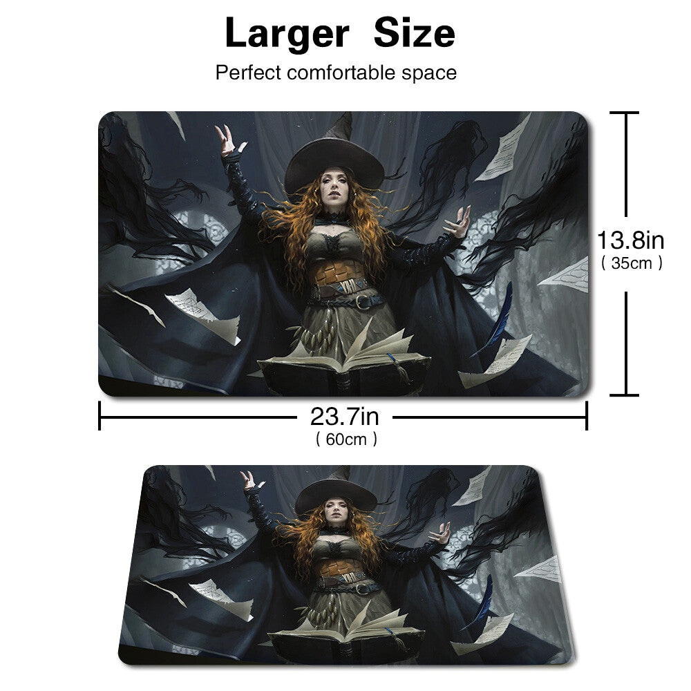 TASHA, THE WITCH QUEEN-Board Game MTG Playmat Games Mousepad Play Mat of TCG CCG Stitched Edge
