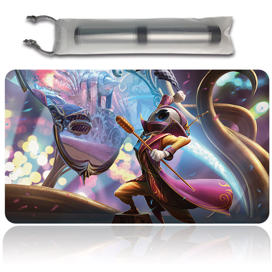 VNWXT, VERBOSE HOST - Magic The Gathering MTG Playmat TCG CCG MTG Playmat Stitched Edge