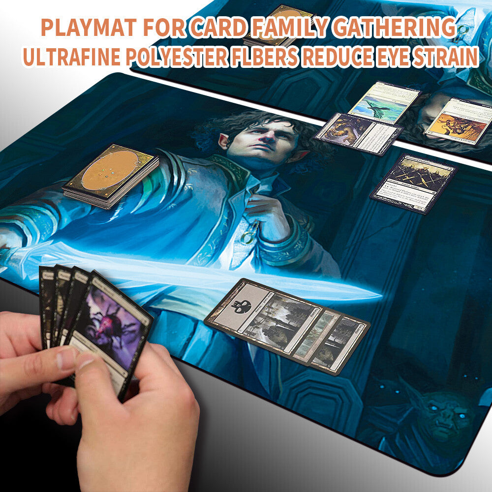 FRODO, DETERMINED HERO - Magic The Gathering MTG Playmat TCG CCG MTG Playmat Stitched Edge