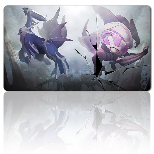 335721 - Board Game Pokemon Dialga Playmat Stitched Edge Games Mousepad Play Mat of TCG