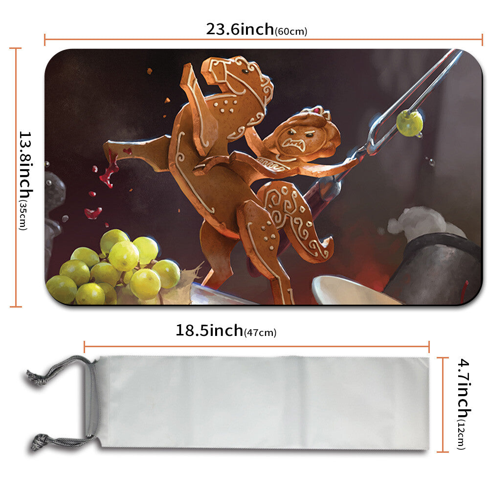 SYR GINGER, THE MEAL ENDER - Magic The Gathering MTG Playmat TCG CCG MTG Playmat Stitched Edge