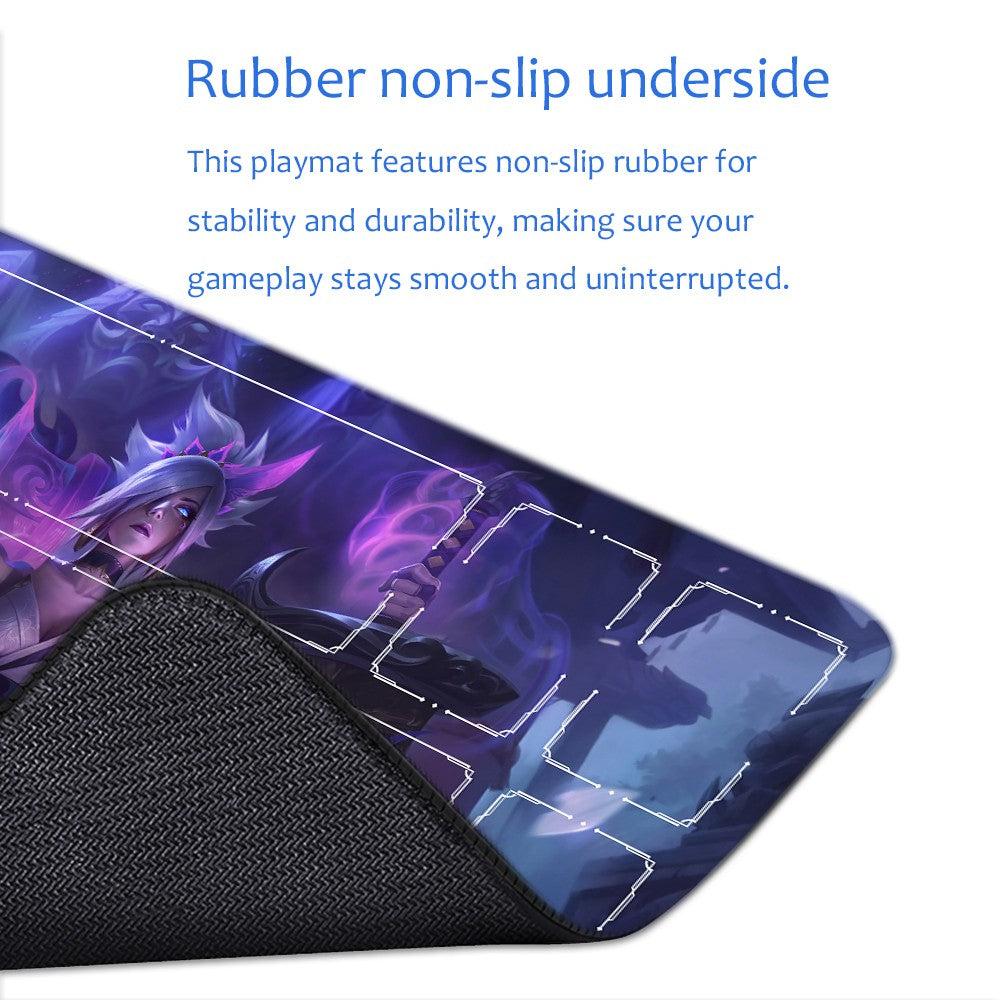 Riven - League Of Legends Riftbound Playmat 24x14 in + Free Storage Bag