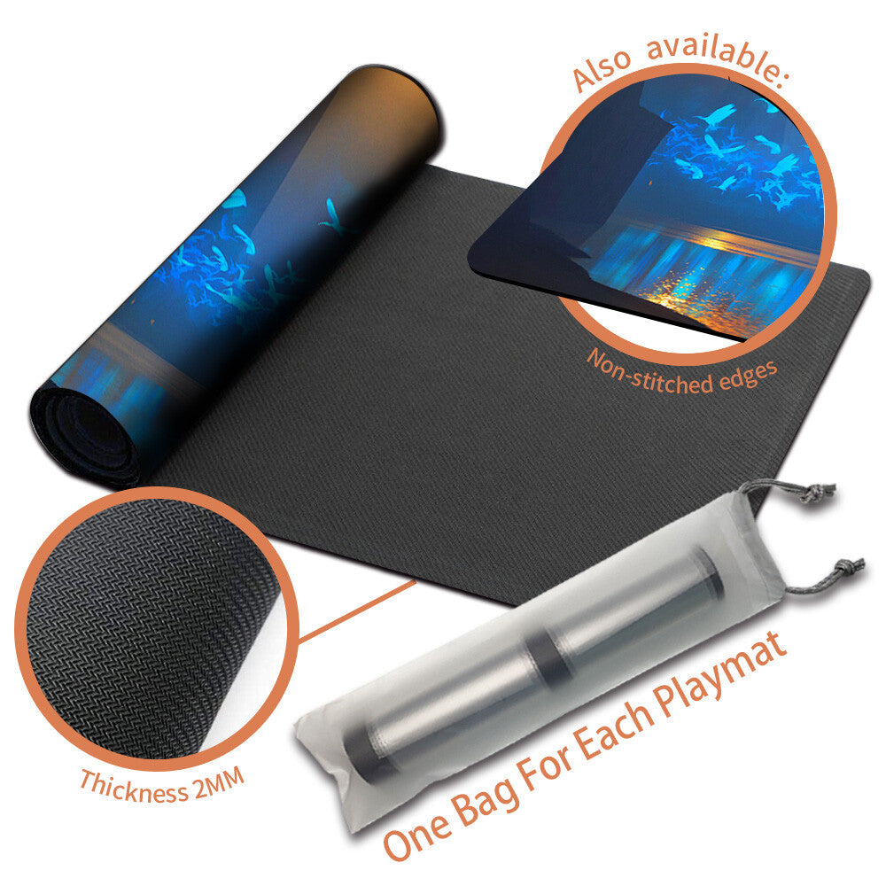 Daze - Magic The Gathering MTG Playmat TCG CCG MTG Playmat Stitched Edge