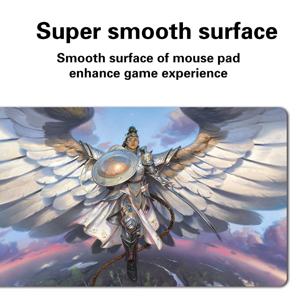 Shalai, Voice of Plenty - Board Game MTG Playmat Games Mousepad of TCG CCG Stitched Edge