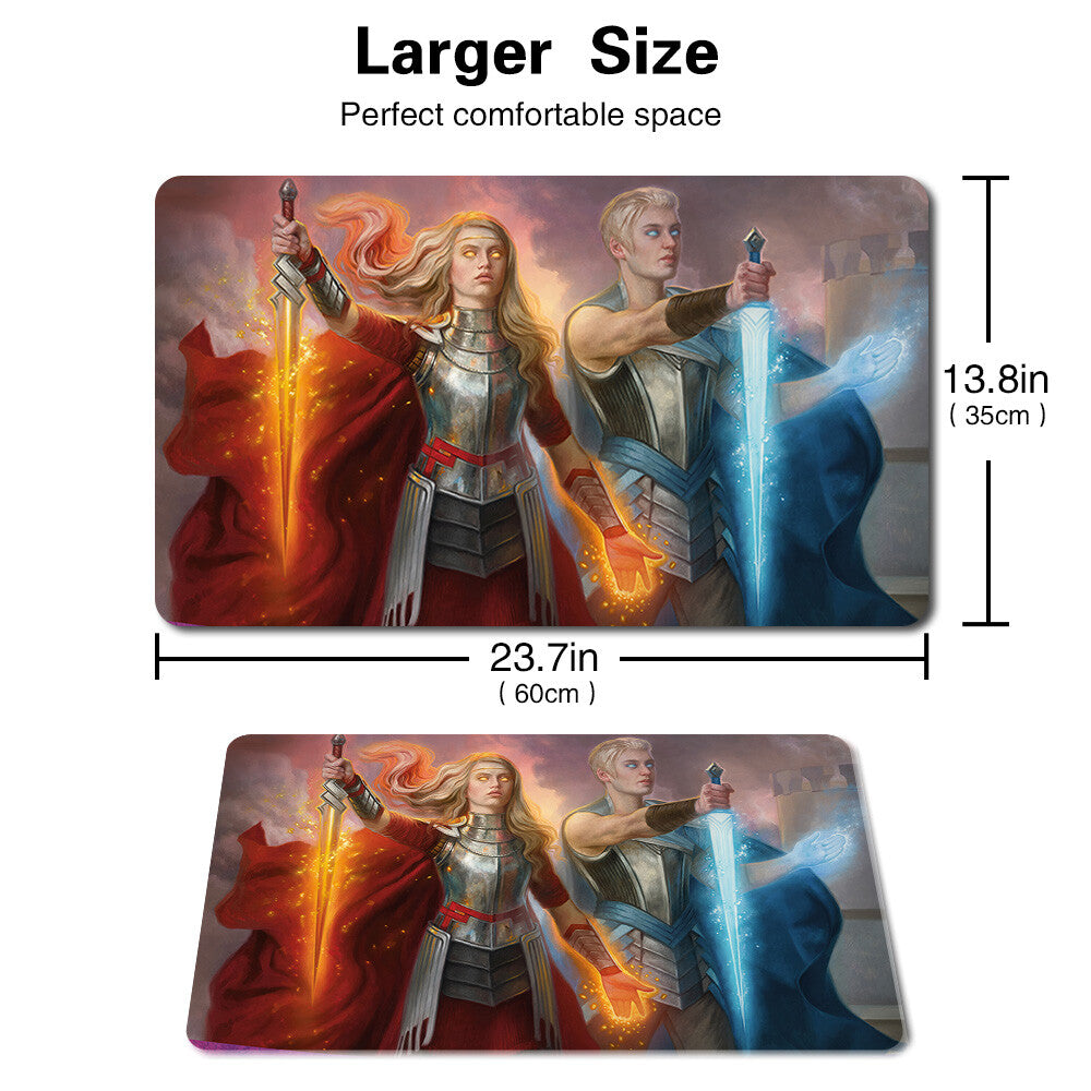THE ROYAL SCIONS - Board Game MTG Playmat Games Mousepad Play Mat of TCG Stitched Edge