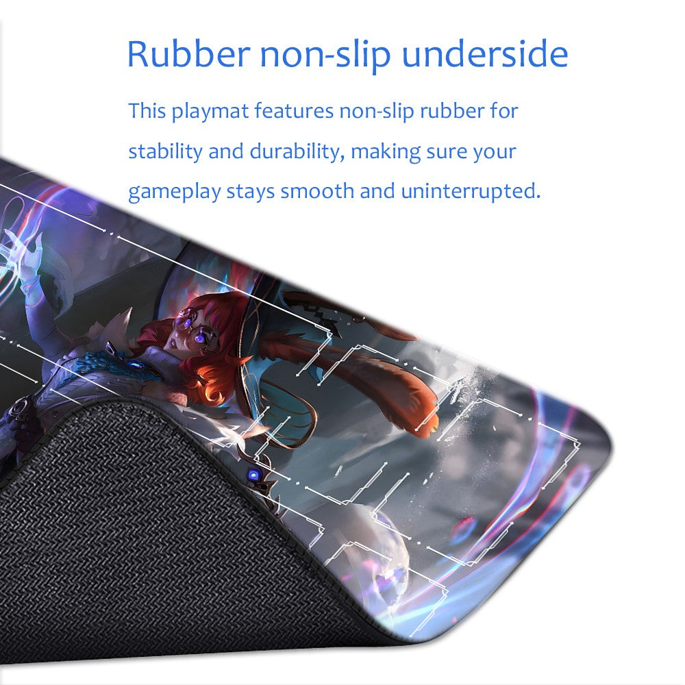 Aurora - League Of Legends Riftbound Playmat 24x14 in + Free Storage Bag