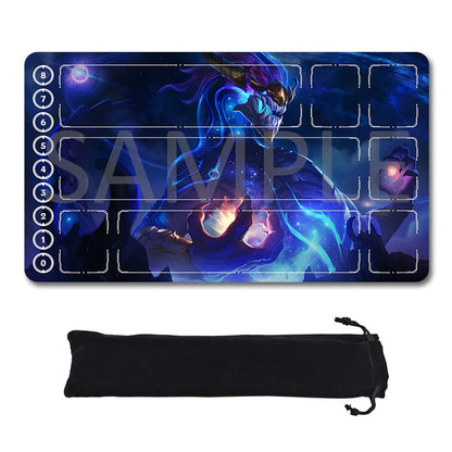Aurelion Sol - League Of Legends Riftbound Playmat 24x14 in + Free Storage Bag