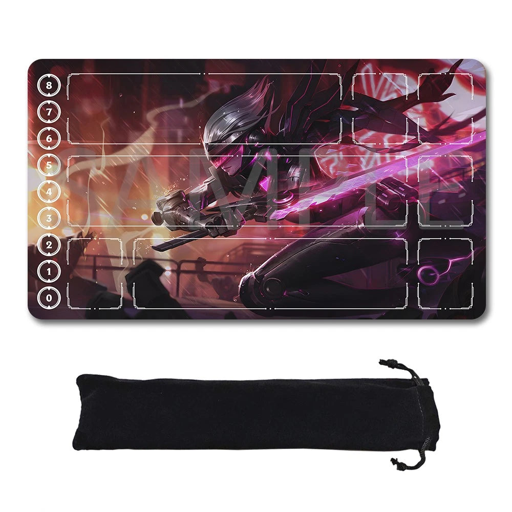 Fiora - League Of Legends Riftbound Playmat 24x14 in + Free Storage Bag