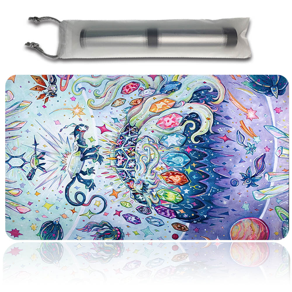 New Pokemon Terapagos Playmat Stitched Edge with Free Bag | Pokemon Playmat Stitched Edge With Zones |754813