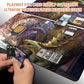 Displaced Dinosaurs - Magic The Gathering MTG Playmat TCG CCG MTG Playmat Stitched Edge