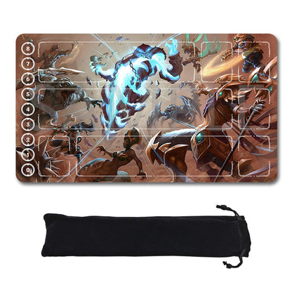Xerath - League Of Legends Riftbound Playmat 24x14 in + Free Storage Bag