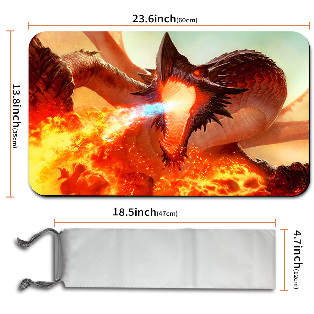 Ancient Hellkite - Magic The Gathering MTG Playmat TCG CCG MTG Playmat Stitched Edge