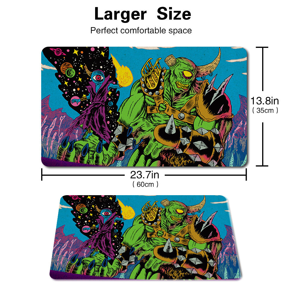 ZNDRSPLT & OKAUN - Board Game MTG Playmat Games Mouse Pad Play Mat of TCG CCG Stitched Edge
