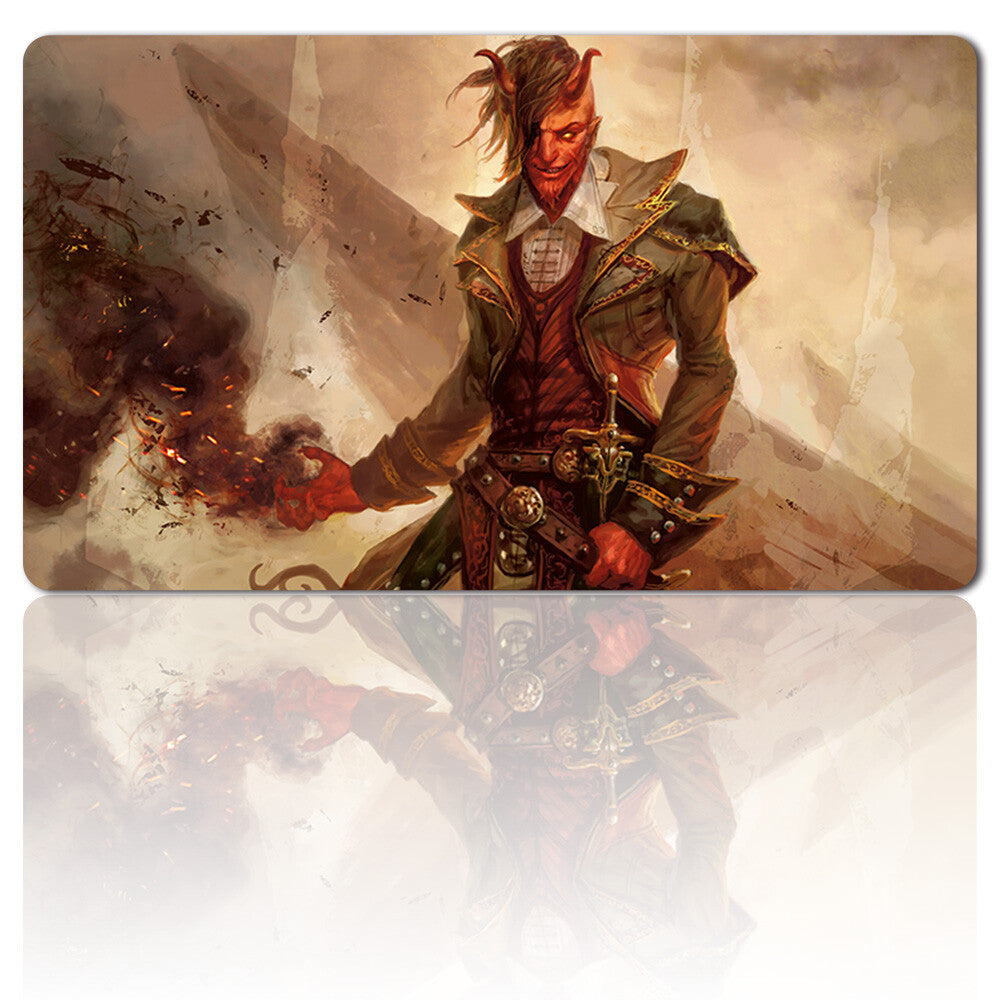 Tibalt the Fiend Blooded - Board Game MTG Playmat Games Mousepad Play Mat of TCG Stitched Edge