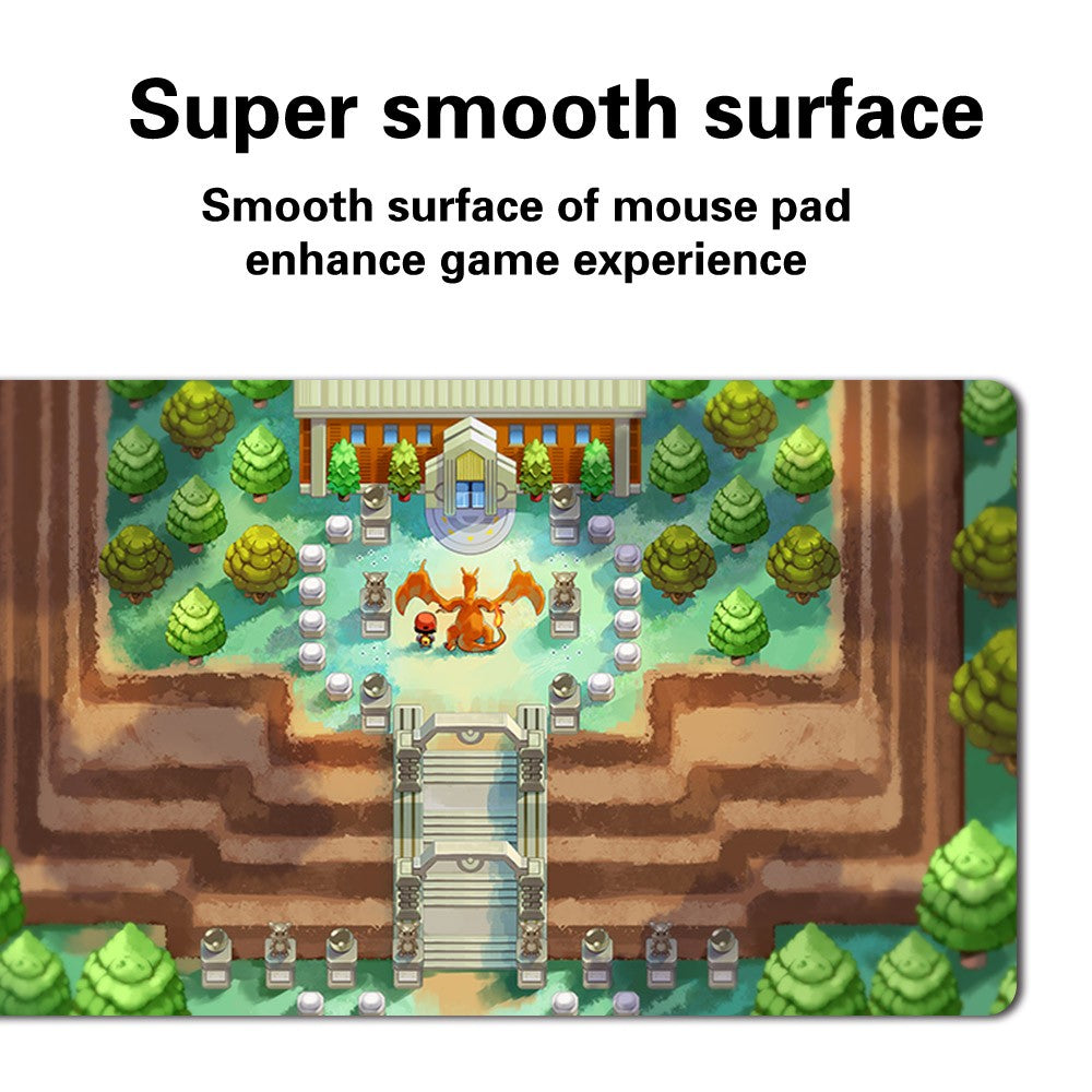 340279 - Board Game Pokemon Charizard Playmat Stitched Edge Games Mousepad Play Mat of TCG