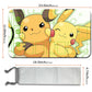 NEW Pokemon Pikachu Playmat Stitched Edge with Card Zones Free Bag Rubber Game Playmat Stitched Edge of TCG