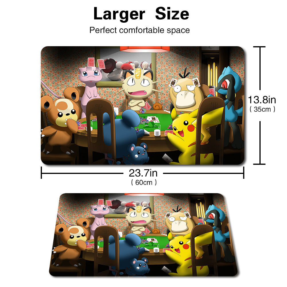603479 - Board Game Pokemon Playmat Stitched Edge Games Mousepad Play Mat of TCG