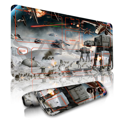 Star Wars Unlimited Playmat Stitched Edge Free Storage Bag Size 24X14IN Protective Mat star19