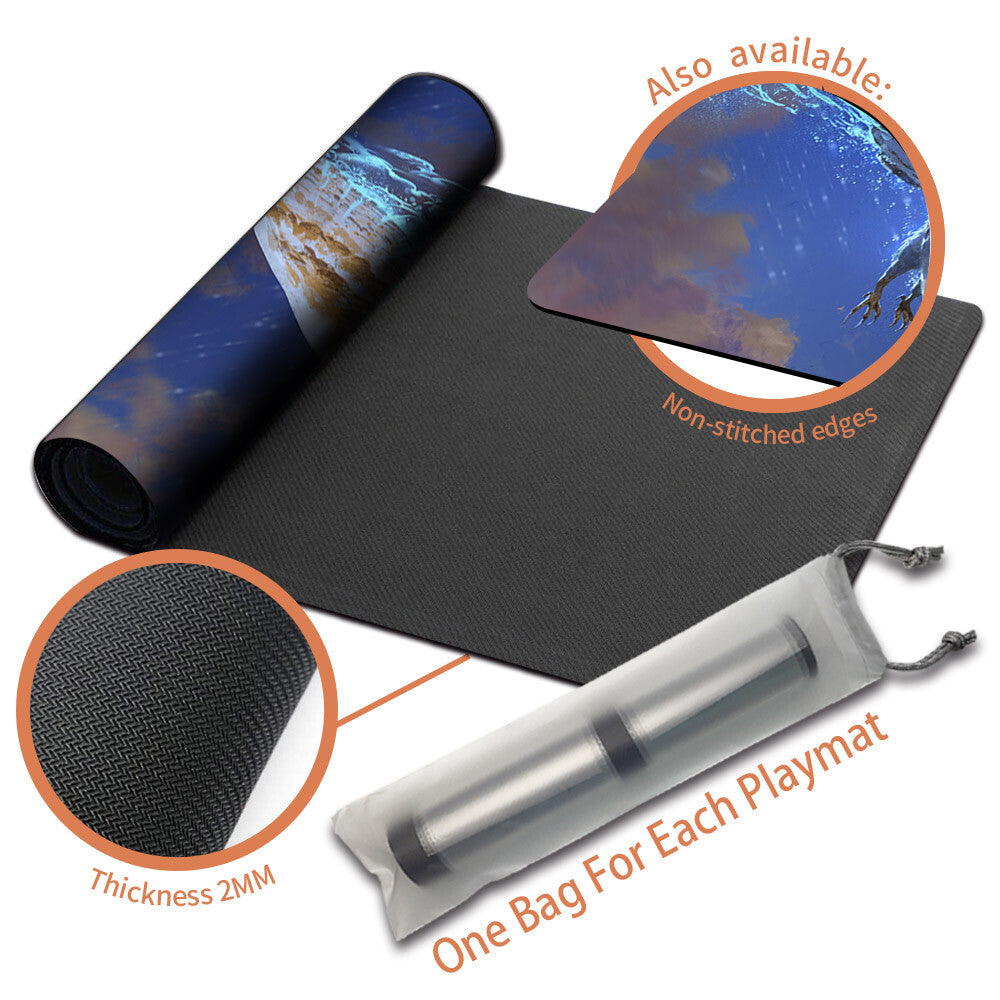 Strix Serenade - Magic The Gathering MTG Playmat TCG CCG MTG Playmat Stitched Edge