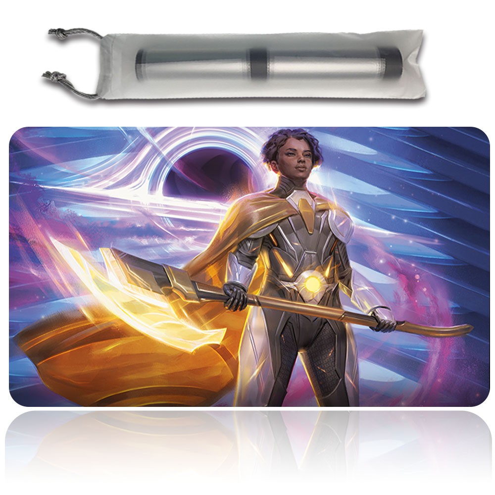 HALIYA, GUIDED BY LIGHT - Magic The Gathering MTG Playmat TCG CCG MTG Playmat Stitched Edge