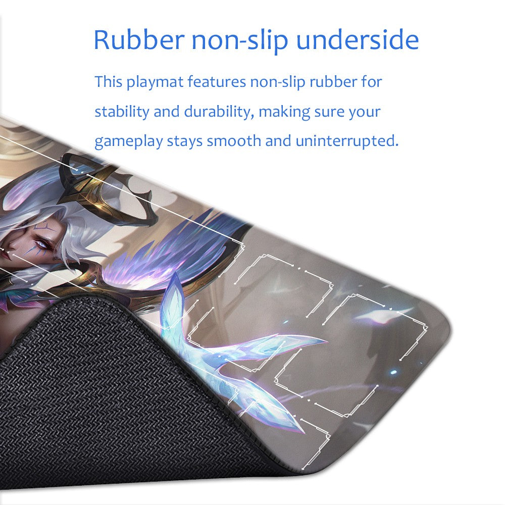 Morgana - League Of Legends Riftbound Playmat 24x14 in + Free Storage Bag