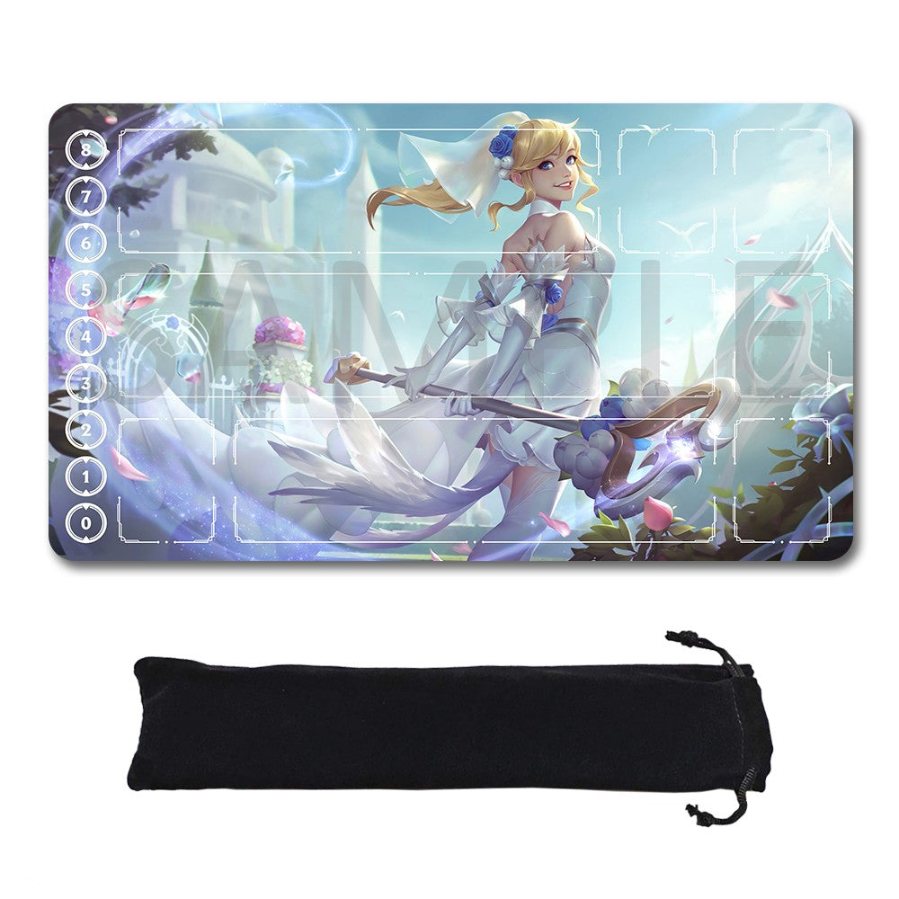 LUX - League Of Legends Riftbound Playmat 24x14 in + Free Storage Bag