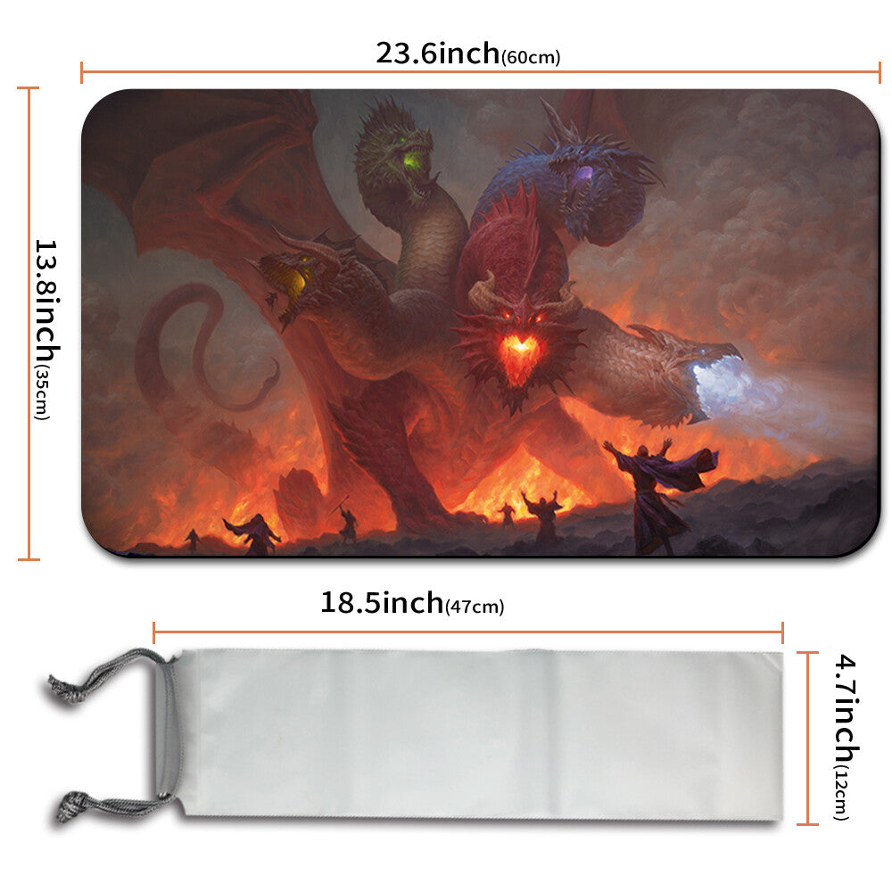 TIAMAT -Board Game MTG Playmat Mousepad Playmat of MTG TCG CCG Stitched Edge